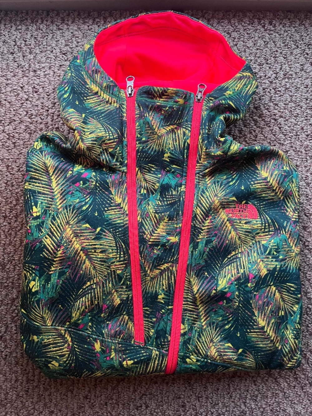 North face Zip fleece - M